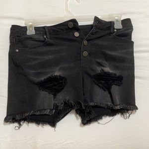 Black articles of society shorts size 28